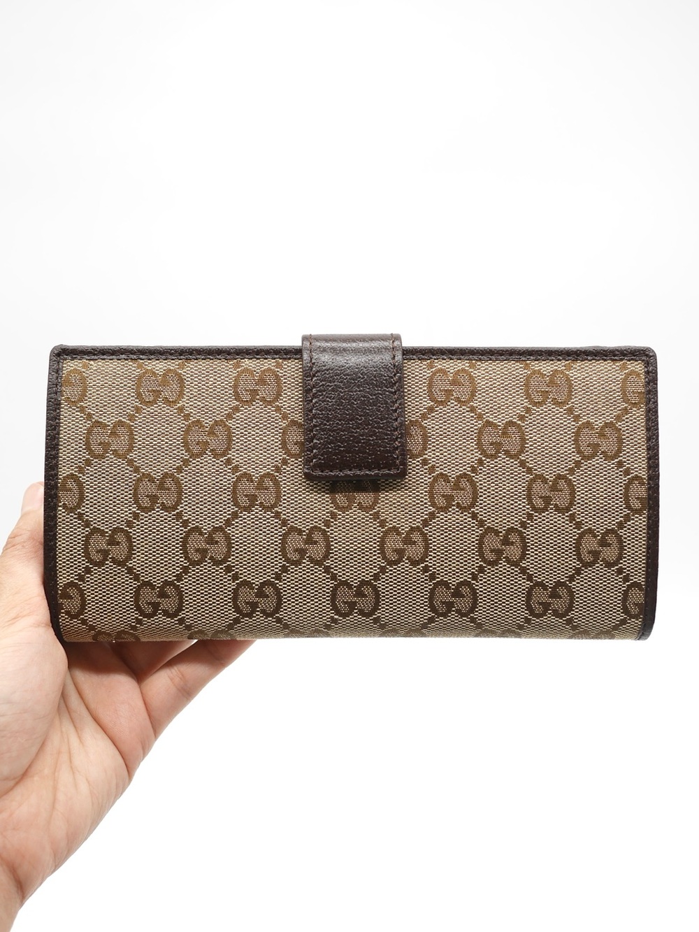 🍓GUCCI GG Envelop Canvas Wallet - Picture 2 of 13